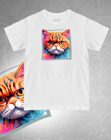 TRICOURI PISICI "COLOURFUL" - Tricou Exotic Shorthair