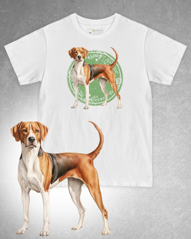 TRICOURI CU CÂINI - Tricou alb damă. Tricou alb bărbați. Tricou personalizat. Tricou bumbac 100%. Tricou  Harrier