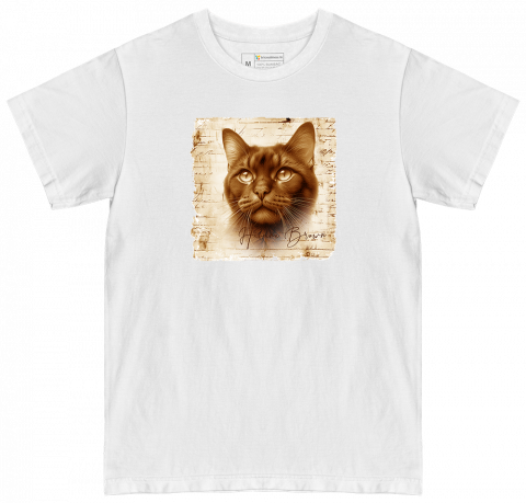 TRICOURI PISICI "VINTAGE" - Tricou Havana Brown