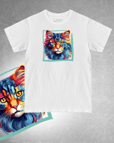 TRICOURI PISICI "COLOURFUL" - Tricou LaPerm