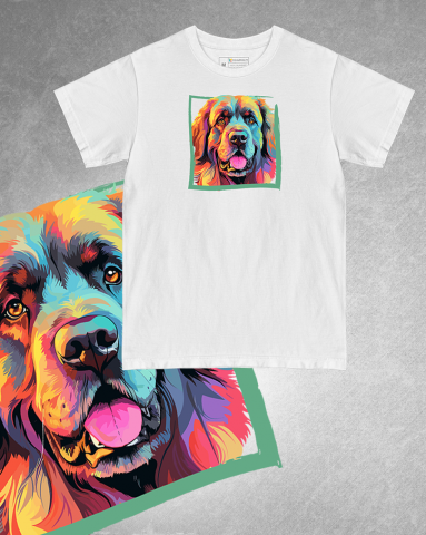 TRICOURI CÂINI "COLOURFUL" - Tricou Leonberger