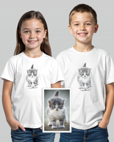 TRICOU PERSONALIZAT PENTRU COPII (MÂNECĂ SCURTĂ) [2]