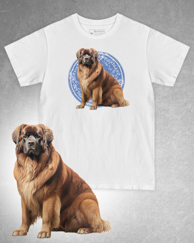 TRICOURI CU CÂINI - Tricou alb damă. Tricou alb bărbați. Tricou personalizat. Tricou bumbac 100%. Tricou Newfoundland