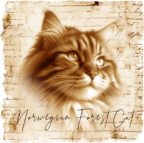 Tricou Norwegian Forest Cat [1]