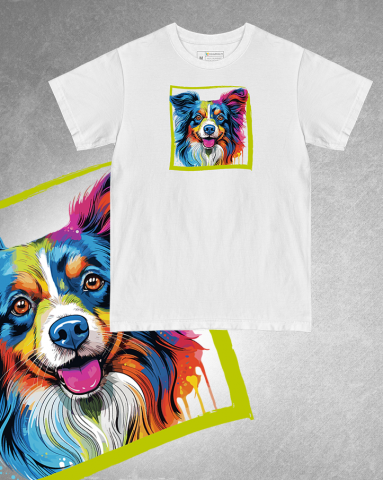 TRICOURI CÂINI "COLOURFUL" - Tricou Papillon