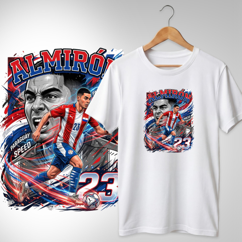 Fotbal 2026 - Tricou Paraguay - Almiron
