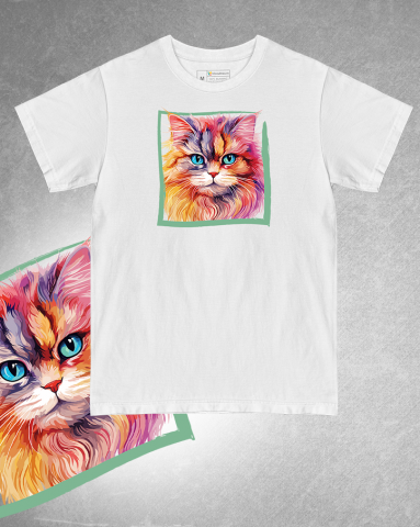 TRICOURI PISICI "COLOURFUL" - Tricou Persian