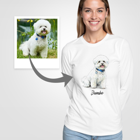 TRICOU PERSONALIZAT - TRICOU PERSONALIZAT PENTRU ADULȚI (MÂNECĂ LUNGĂ)