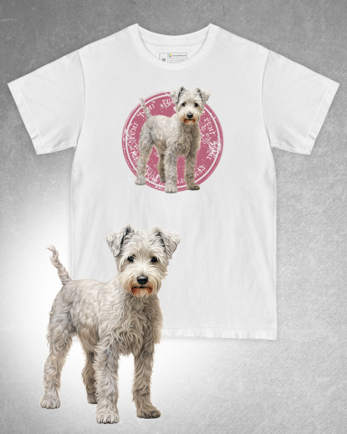 TRICOURI CU CÂINI - Tricou alb damă. Tricou alb bărbați. Tricou personalizat. Tricou bumbac 100%. Tricou Pumi