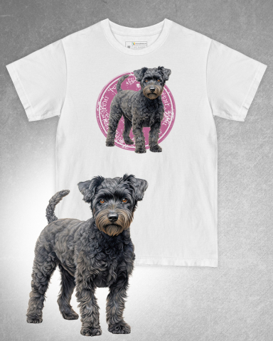 TRICOURI CU CÂINI - Tricou alb damă. Tricou alb bărbați. Tricou personalizat. Tricou bumbac 100%. Tricou Pumi