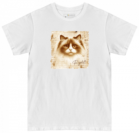 TRICOURI PISICI "VINTAGE" - Tricou Ragdoll