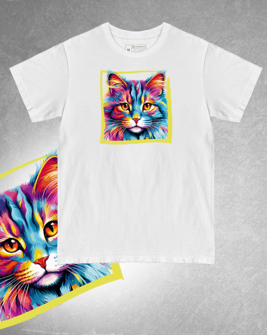 TRICOURI PISICI "COLOURFUL" - Tricou Sam Sawet