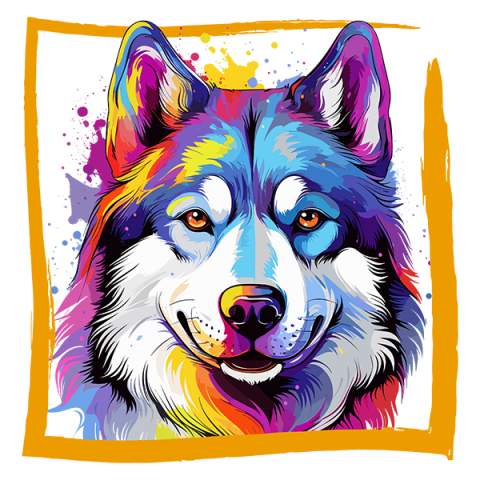 Tricou Siberian Husky [1]