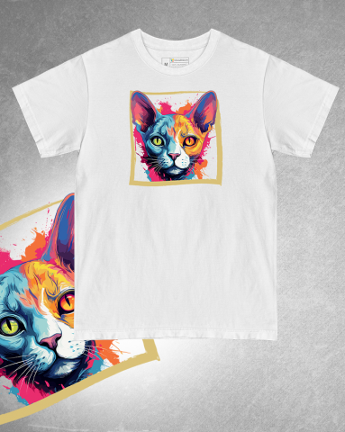 TRICOURI PISICI "COLOURFUL" - Tricou Sphynx