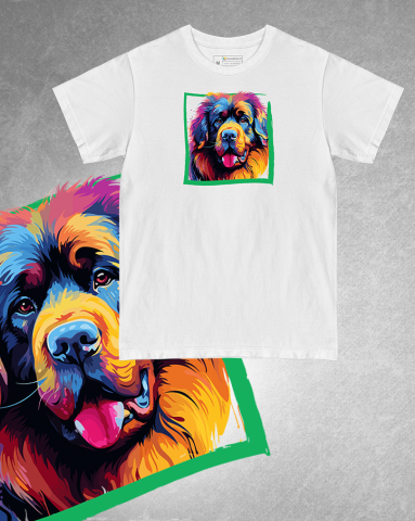 TRICOURI CÂINI "COLOURFUL" - Tricou Tibetan Mastiff
