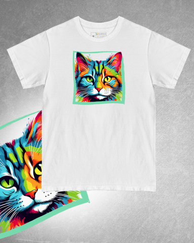 TRICOURI PISICI "COLOURFUL" - TRICOU Toybob