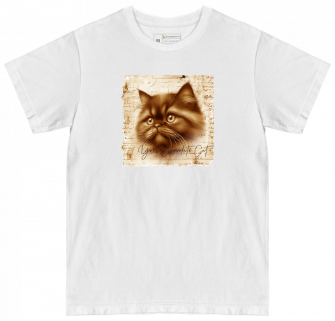 TRICOURI PISICI "VINTAGE" - Tricou York Chocolate Cat