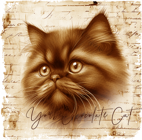 Tricou York Chocolate Cat [1]