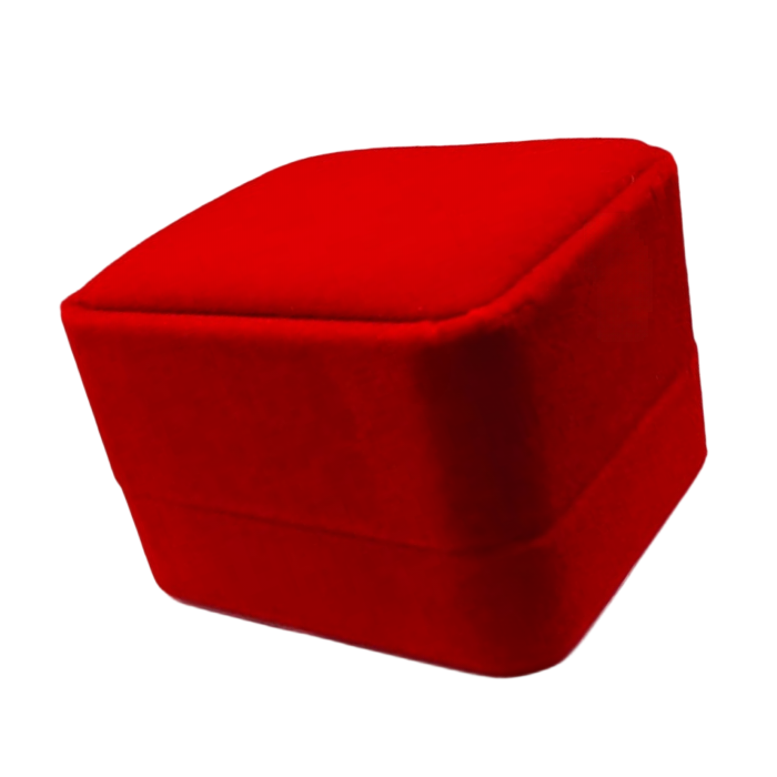 Cutie roșie pentru inele de cuplu – prezentare elegantă [2]
