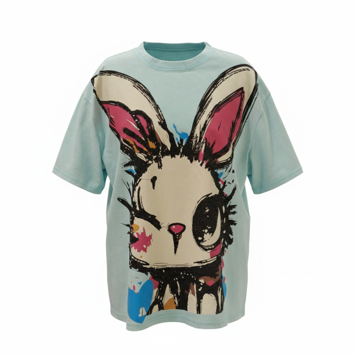 Tricou dama oversized Bunny Wink [2]