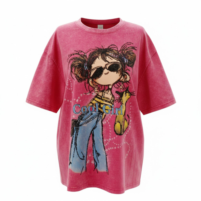 Tricou dama oversized Cool Girl [2]