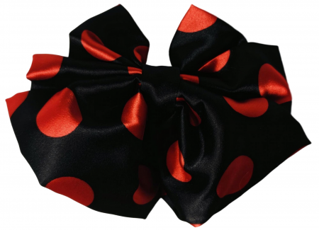 Accesorii de păr pentru Ea - Funda din satin Polka (culori multiple)