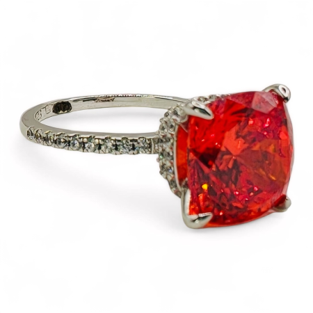 Inel argint 925 cu piatră mare de zirconiu – diverse culori [1]