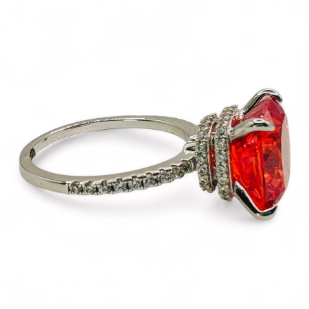 Inel argint 925 cu piatră mare de zirconiu – diverse culori [2]