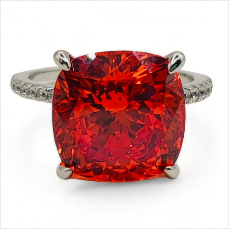 Iarna - Inel argint 925 cu piatră mare de zirconiu – diverse culori