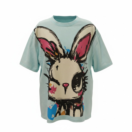 Tricou dama oversized Bunny Wink [1]