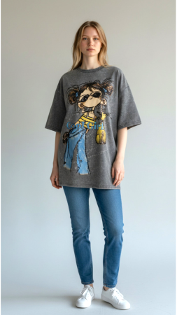 Tricouri - Tricou dama oversized Cool Girl