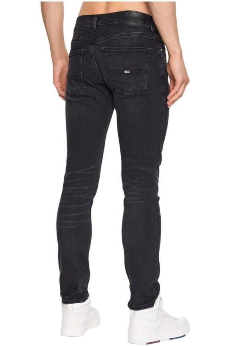 Blugi Barbati, Tommy Hilfiger, Negru, Denim, Slim [3]