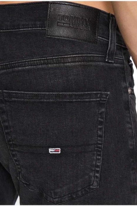 Blugi Barbati, Tommy Hilfiger, Negru, Denim, Slim [5]