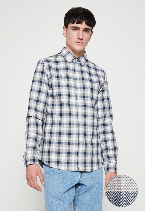 Camasa Barbati, Les Deux, Bumbac, In Carouri, Regular Fit [1]