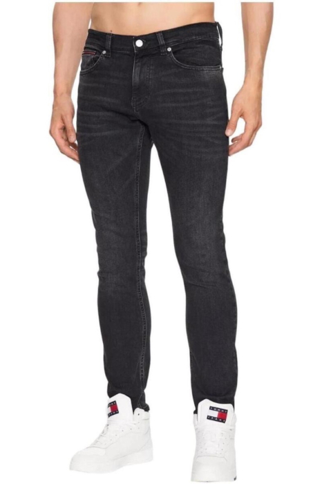 Blugi Barbati, Tommy Hilfiger, Negru, Denim, Slim [2]