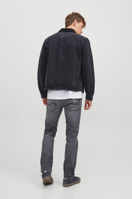 Blugi Bărbati, Jack & Jones, Gri, Slim Fit [5]