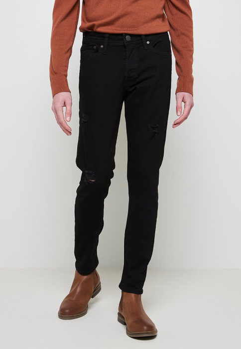 Blugi Bărbați, Jack & Jones, Negru, Regular Fit [3]