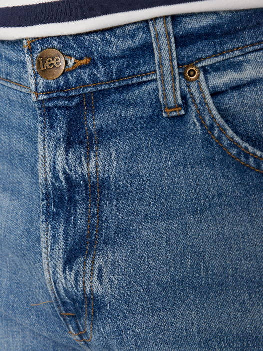 Blugi Barbati, Lee, Albastru, Denim, Relaxed Fit [4]