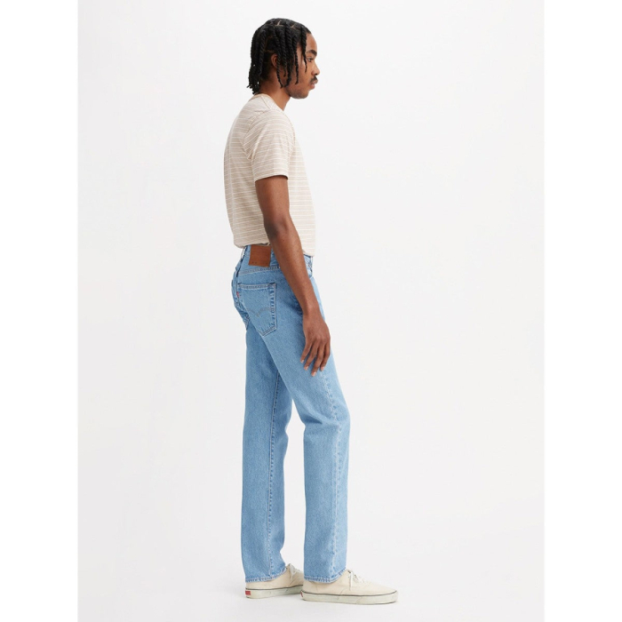 Blugi Bărbați, Levi's, Albastru Deschis, 501 Slim [4]