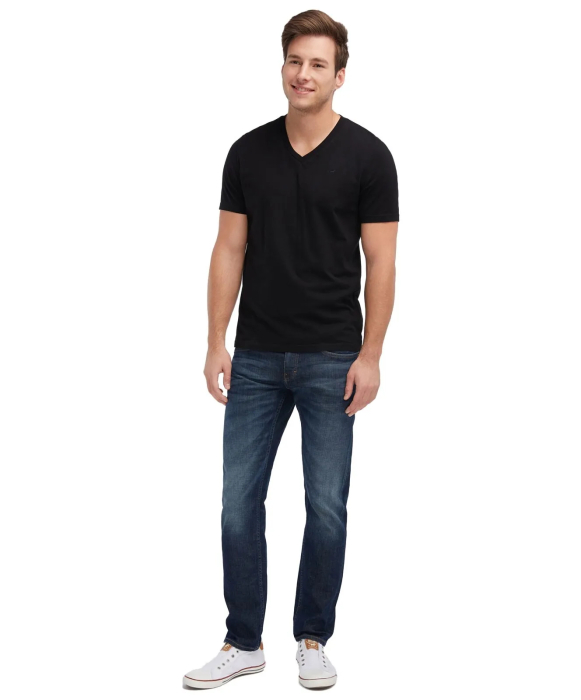 Blugi Bărbați, Mustang, Albastru Închis, Slim Fit [2]