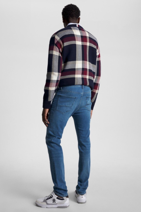 Blugi Barbati, Tommy Hilfiger, Denim, Bumbac, Slim [3]