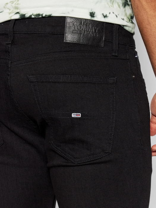 Blugi Bărbați, Tommy Jeans, Negru, Slim Fit [4]