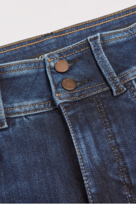 Blugi Dama, Guess, Cu talie înaltă, Albastru, Skinny, W32/L29 [5]