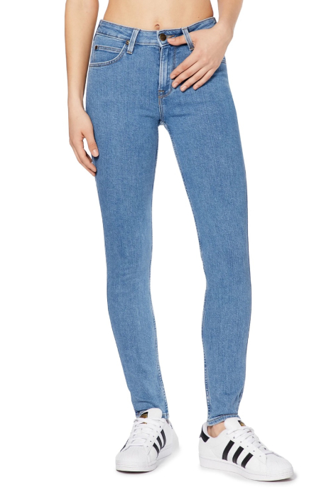Blugi Dama, Lee, Albastru Deschis, Denim, Skinny Fit [1]