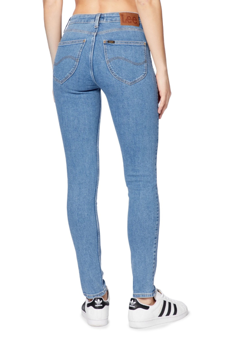 Blugi Dama, Lee, Albastru Deschis, Denim, Skinny Fit [2]