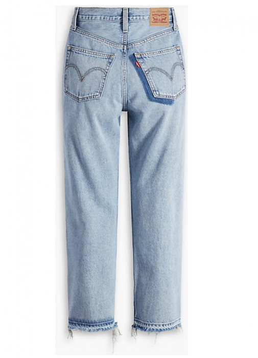 Blugi Dama, Levi's, Talie înaltă, Subțire pe sold si coapse, Pana la glezne, Albastru [8]