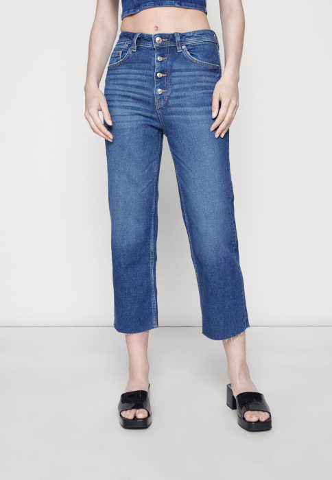 Blugi Dama, Marks & Spencer, Albastru, Straight Crop [5]