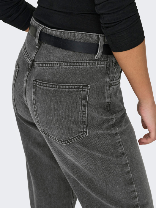 Blugi Dama, Only, Gri, Straight Fit [6]