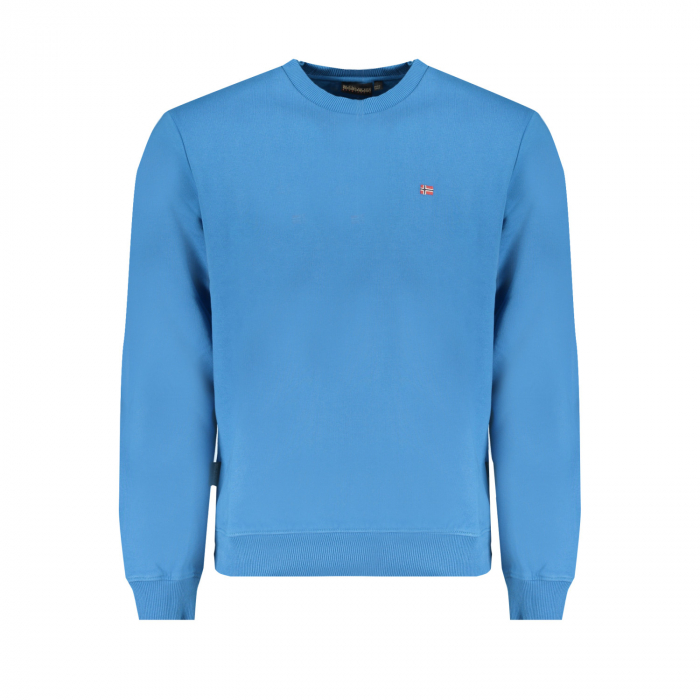Bluza Bărbați, Napapijri, Albastru, Bumbac Organic, Mini Logo [1]