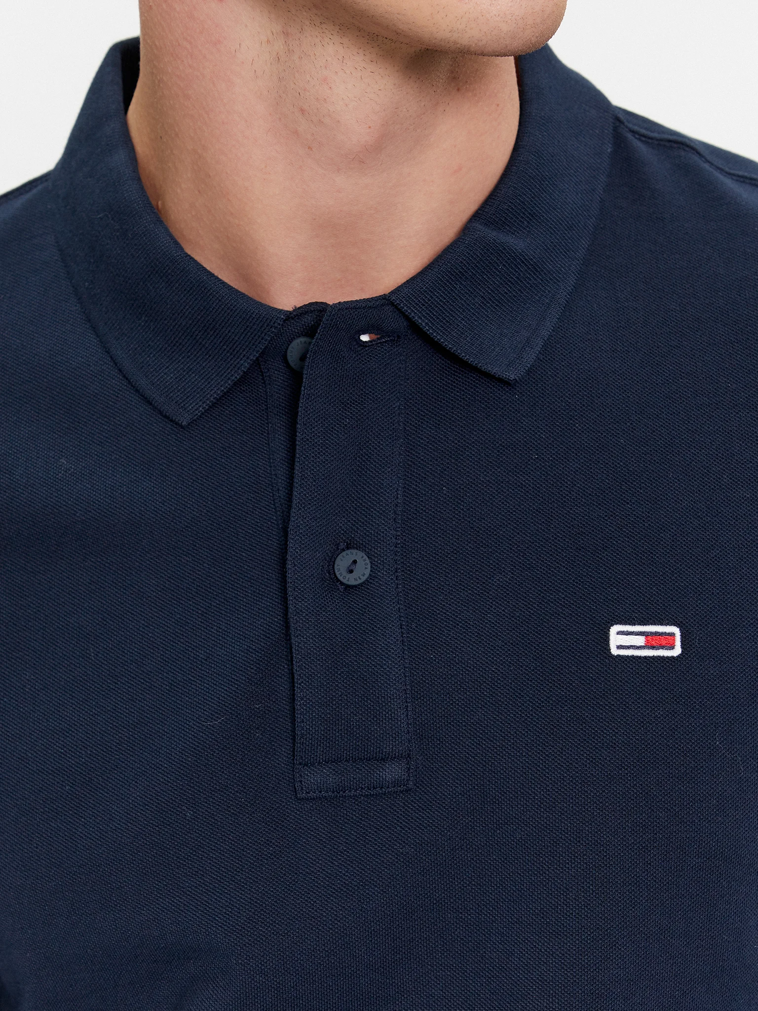 Bluza polo bărbați, Tommy Jeans, Albastru închis, Logo [5]